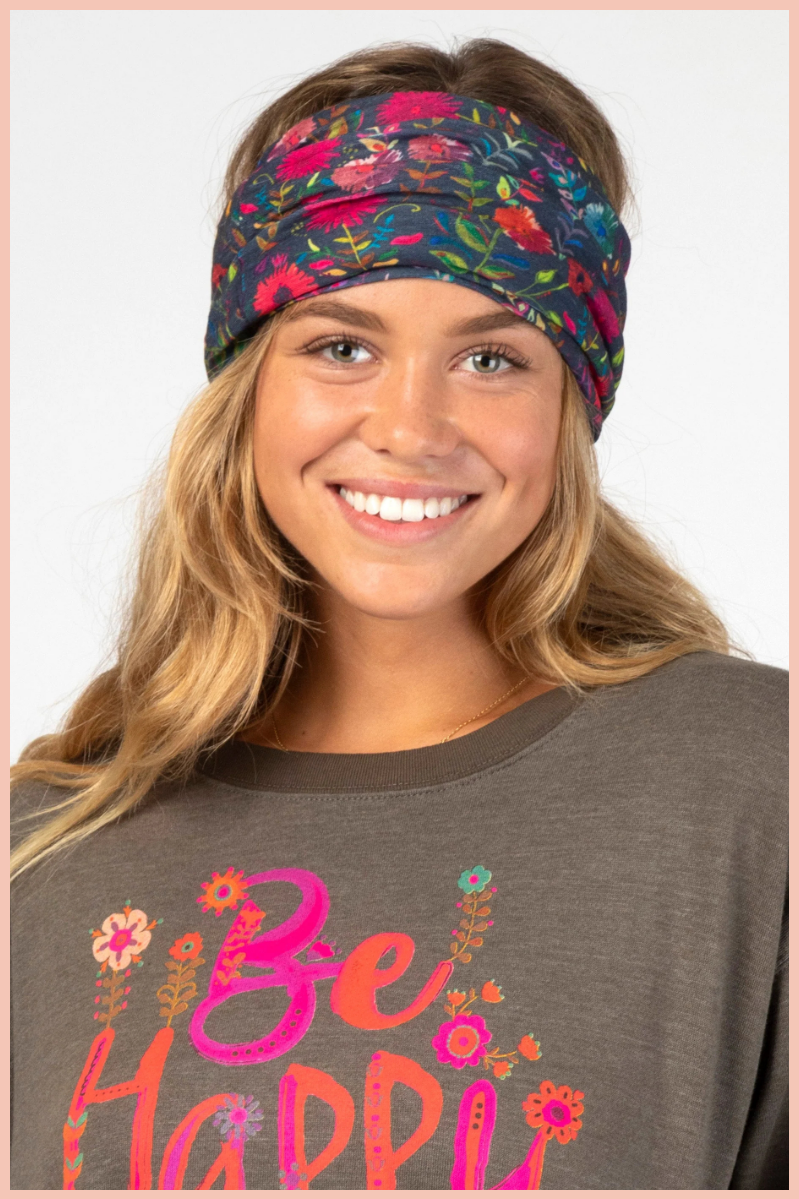 Fleece Boho Bandeau Headband | NATURAL LIFE