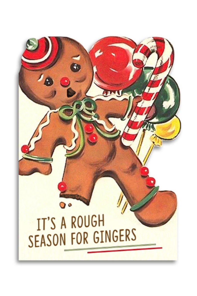 Rough Season For Gingers | Holiday Greeting Card