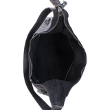 Dallas LTC Leather Shoulder Bag in Black Rustic | Bed|Stü