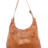 Dallas LTC Leather Shoulder Bag in Black Rustic | Bed|Stü