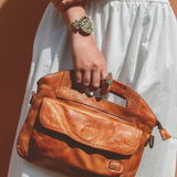 Greenway Leather Crossbody Bag in Tan Rustic | Bed|Stü