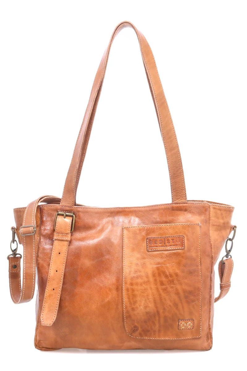 Explicit LTC Leather Tote Bag in Tan Dip Dye | Bed|Stü