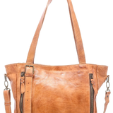 Explicit LTC Leather Tote Bag in Tan Dip Dye | Bed|Stü