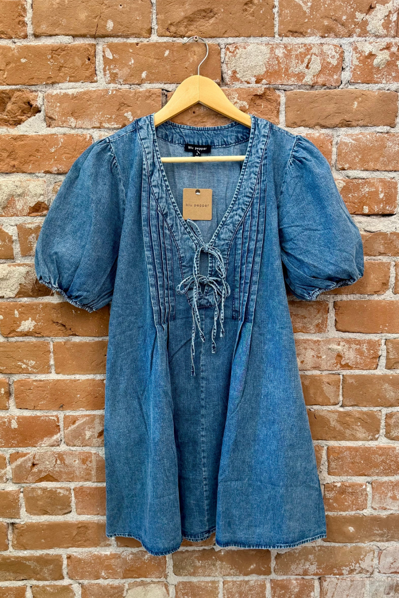 princess polly baby blue dress Blu Pepper Jeans main image 1