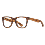 Eco-Sustainable Blue Light Readers | Alden | Matte Walnut Tort/Zebra Wood/Blue Light
