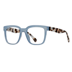 Eco-Sustainable Blue Light Readers | Sutter | Light Blue/Ivory Turquoise + Light Filtering 