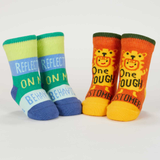 One Tough Customer/Reflecting On My Behavior Baby Socks
