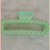 Prism Pressed Rectangle Hairclip | Matte