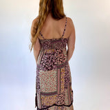 Ruffle + Lace Boho Midi Sundress