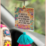 Here's To Strong Women Air Freshener | Natural Life
