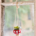 Faux Succulent Mushroom Car Charm | NATURAL LIFE