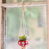 Faux Succulent Mushroom Car Charm | NATURAL LIFE