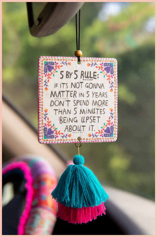 5 By 5 Rule Air Freshener | NATURAL LIFE