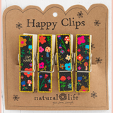 Happy Clips, Set of 4 | Natural Life
