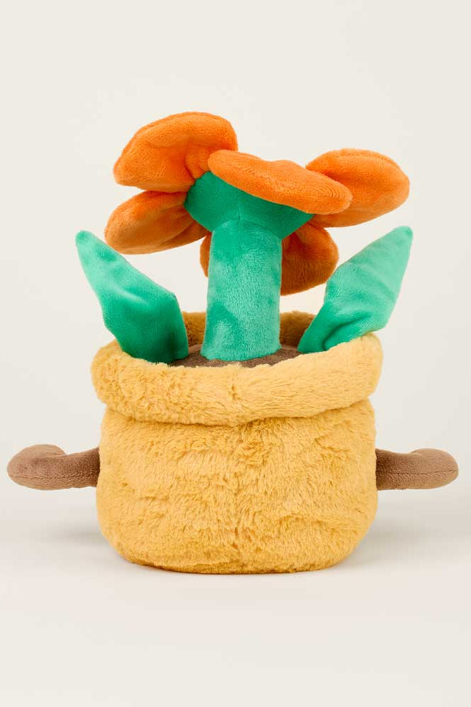 Warmies Orange Flower Pot