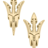 Arizona State Sun Devils 24K Gold Plated Stud Earrings