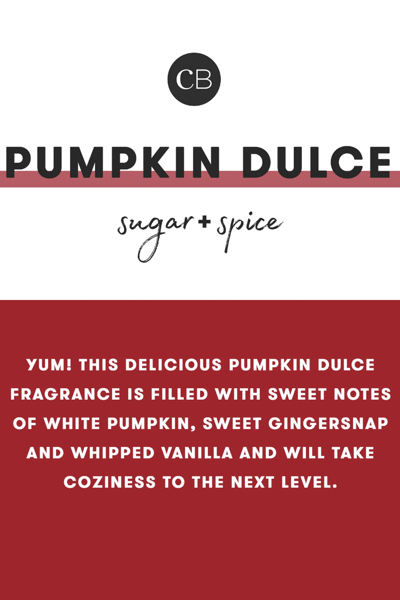 Holiday Pattern Play Candle | Pumpkin Dulce