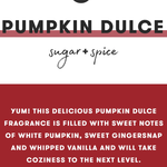 Holiday Pattern Play Candle | Pumpkin Dulce