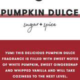 Holiday Pattern Play Candle | Pumpkin Dulce