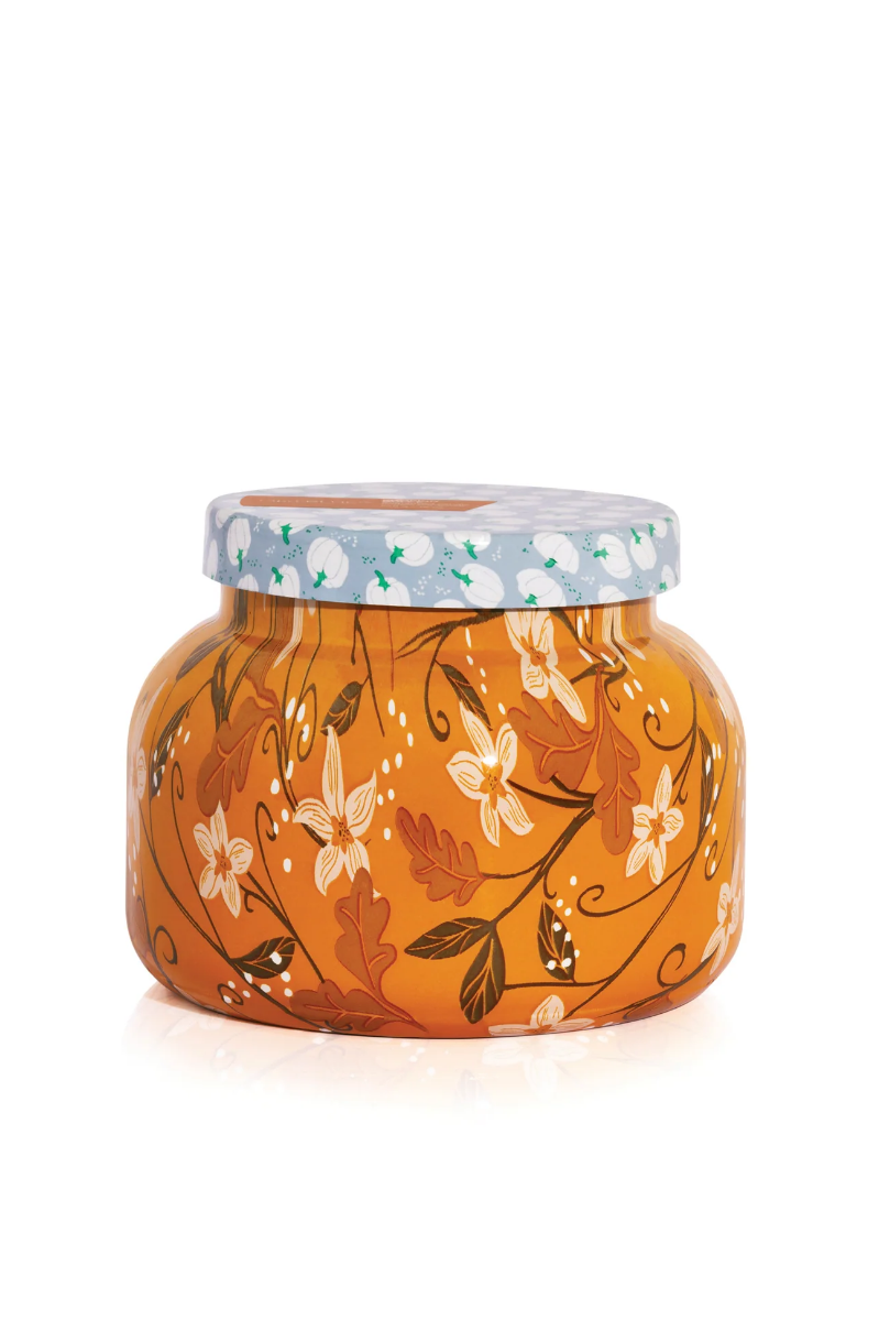 Holiday Pattern Play Candle | Pumpkin Dulce | Petite 8oz