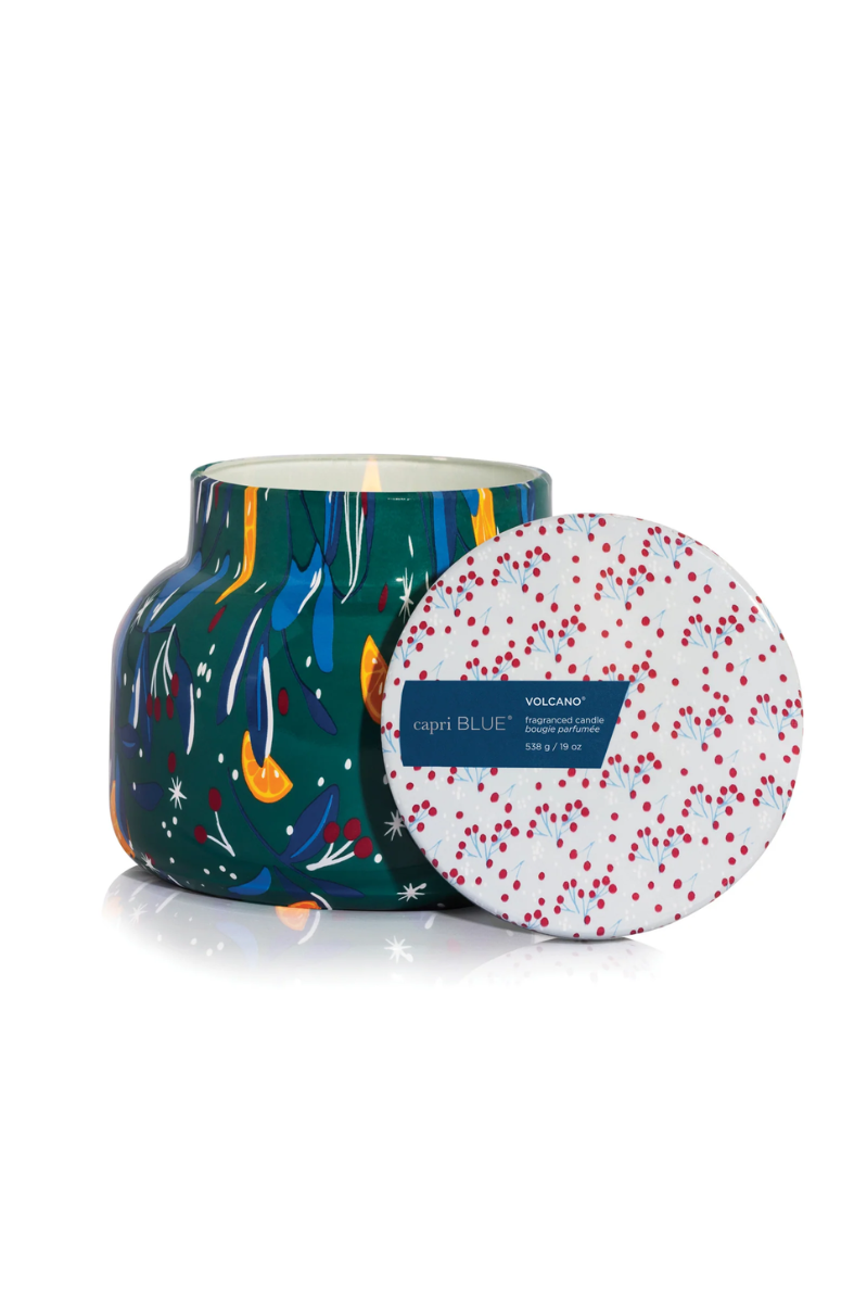 Holiday Pattern Play Candle | Volcano