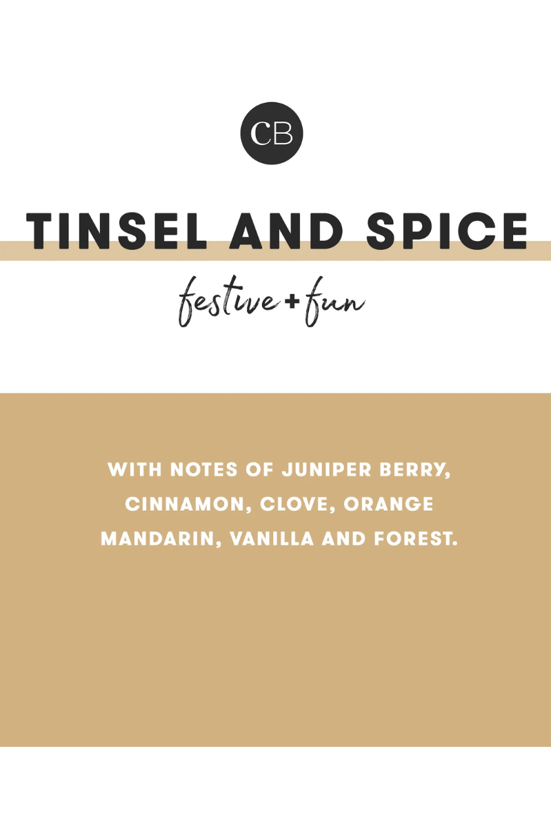 Holiday Pattern Play Candle | Tinsel & Spice