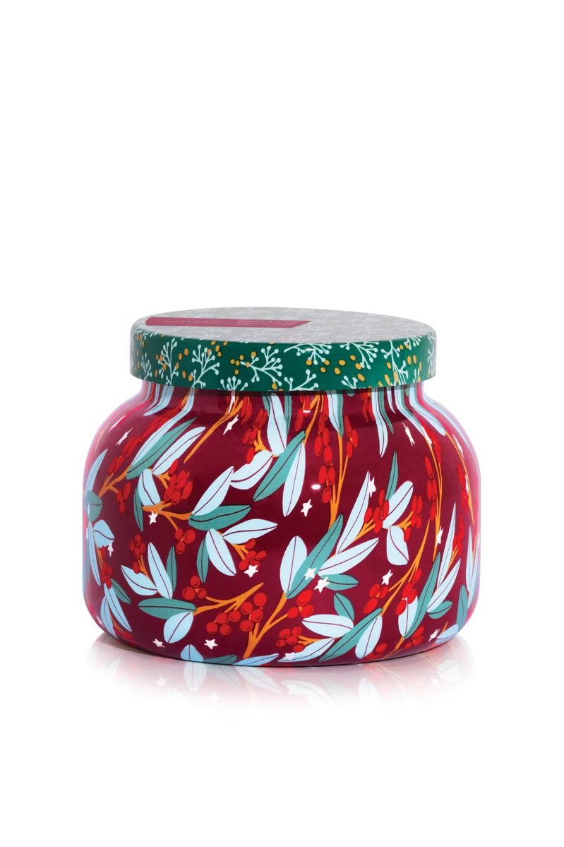 Holiday Pattern Play Candle | Tinsel & Spice