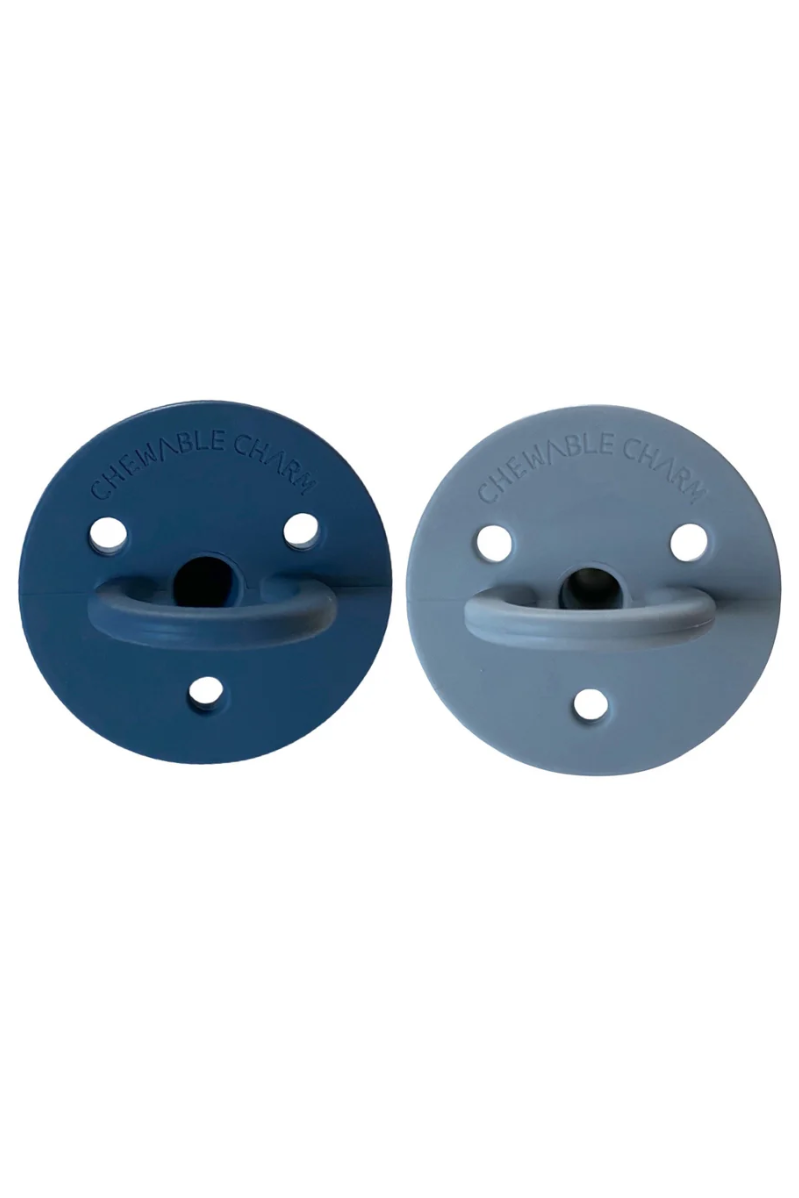 2 Pack Silicone Pacifiers | Cloud + Moon