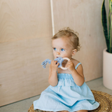 Celeste Macrame Teether + Bead
