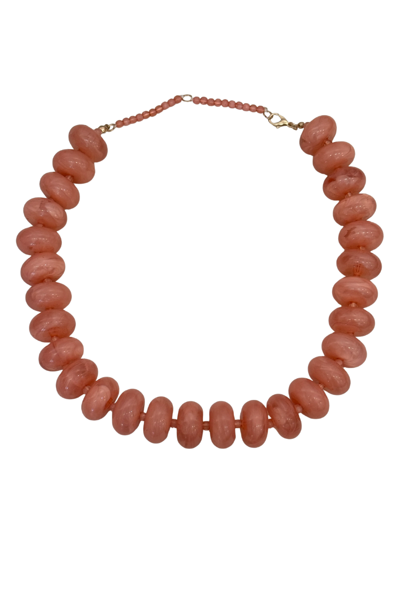 Color Crush Beaded Necklace | Dusty Pink