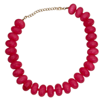 Color Crush Beaded Necklace | Hot Pink