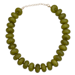 Color Crush Beaded Necklace | Olive Green