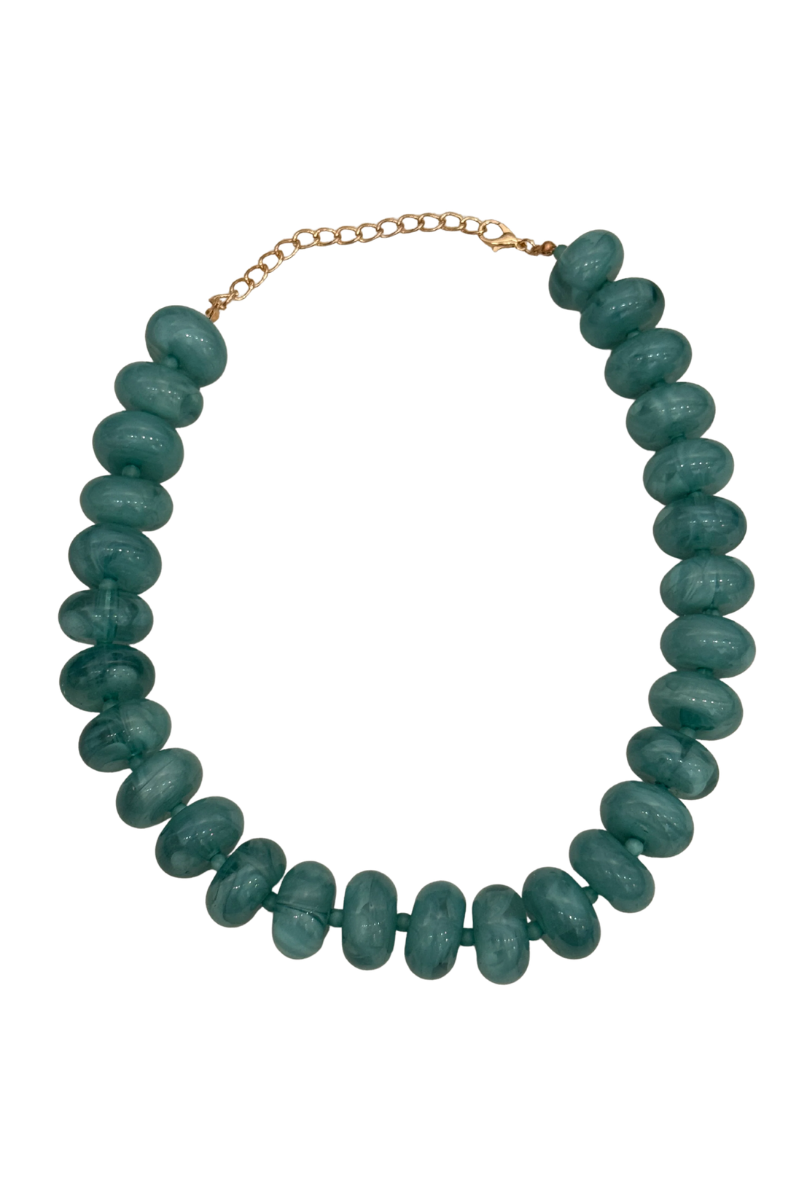 Color Crush Beaded Necklace | Teal