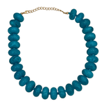 Color Crush Beaded Necklace | Turquoise Blue