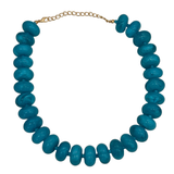 Color Crush Beaded Necklace | Turquoise Blue