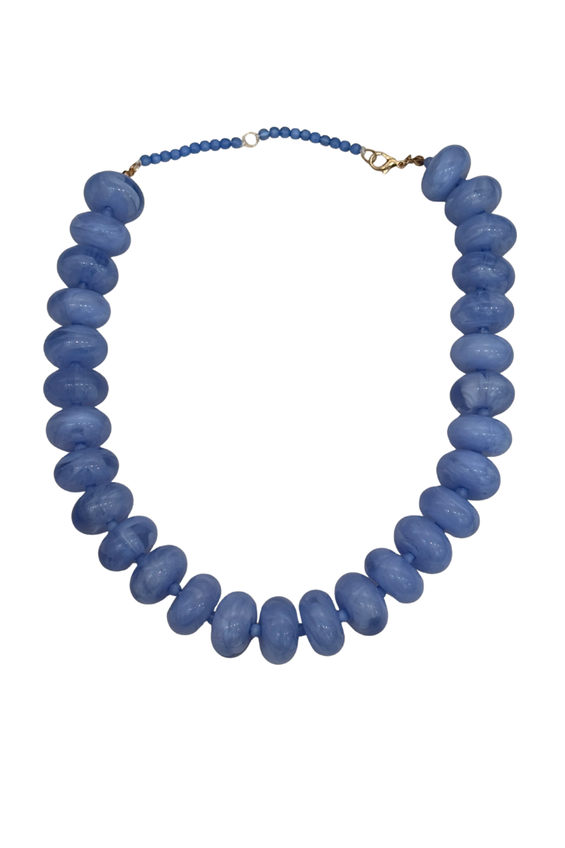 Color Crush Beaded Necklace | Sky Blue