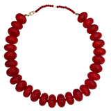 Color Crush Beaded Necklace | Red