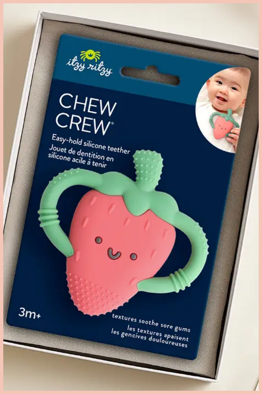 Chew Crew Silicone Handle Teether | Itzy Ritzy