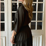 Dolman Sleeve Smocked Mini Dress