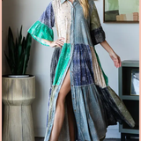 Patchwork Shirt Dress