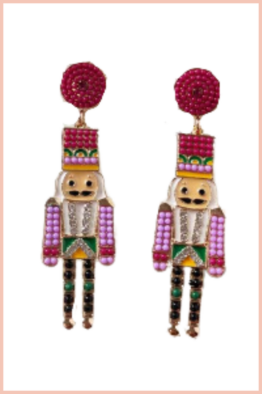 Nutcracker Post Earrings