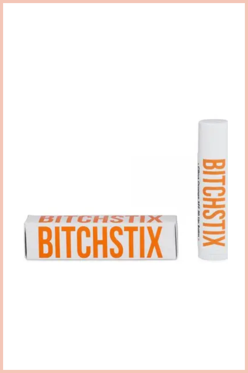 BITCHSTIX SPF 30 Lip Balm, Citrus Orange