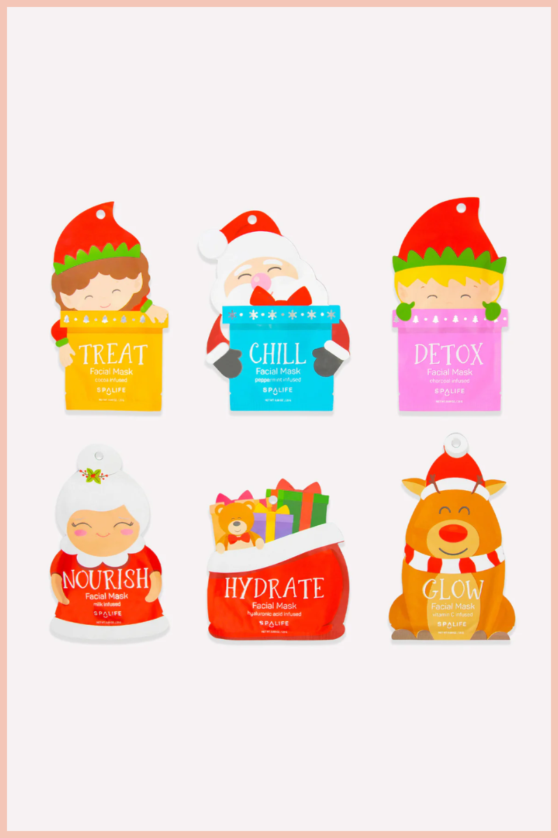 Santa's Squad Sheet Mask | Spa Life