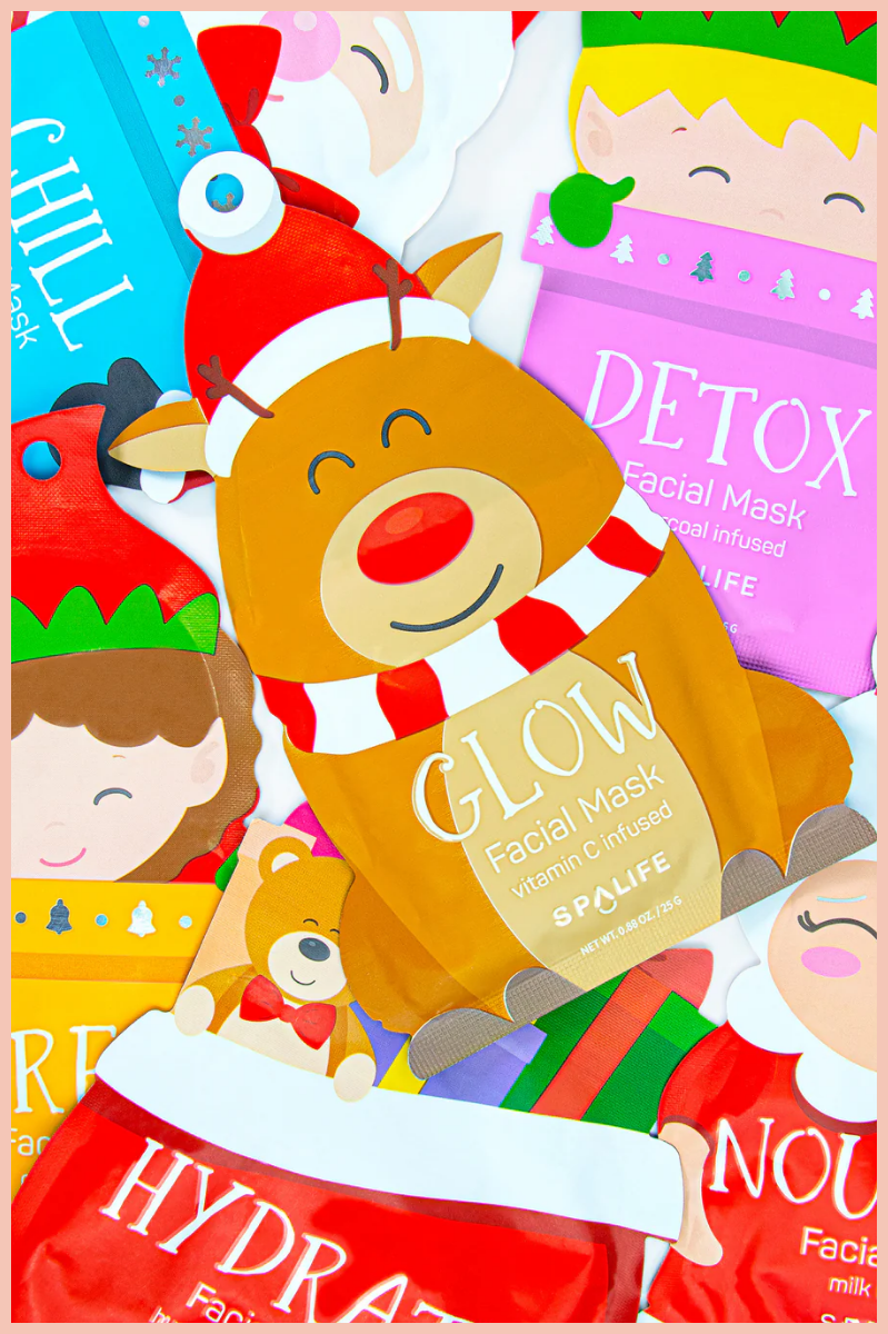 Santa's Squad Sheet Mask | Spa Life