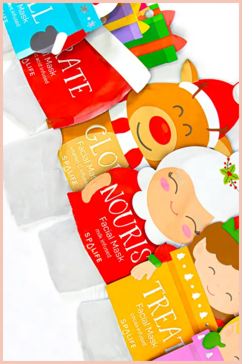 Santa's Squad Sheet Mask | Spa Life