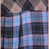 Contrast Plaid Casual Shirt Dress