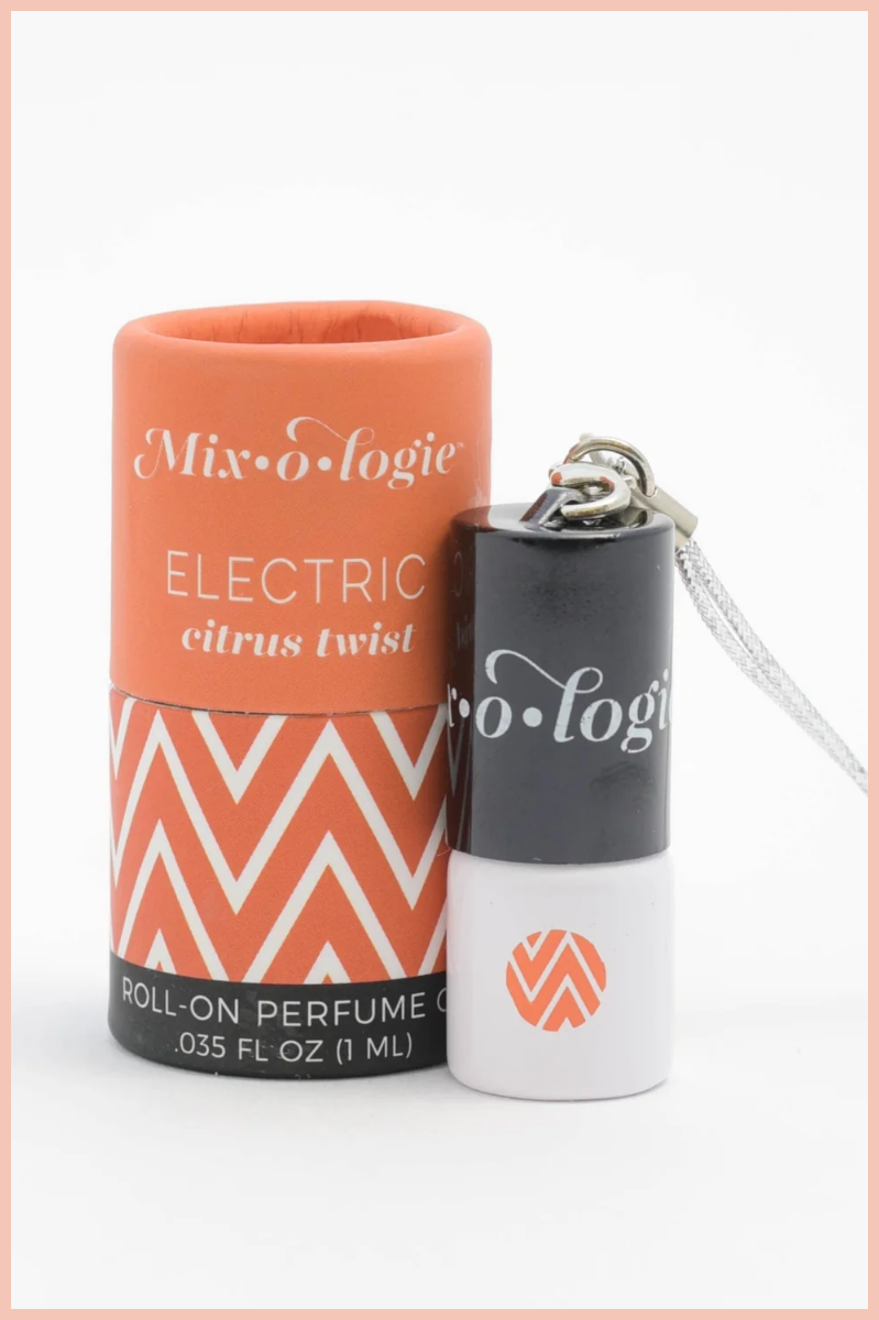 Mixologie Mini Keychain Roll On Perfume | .035 FL OZ | Electric