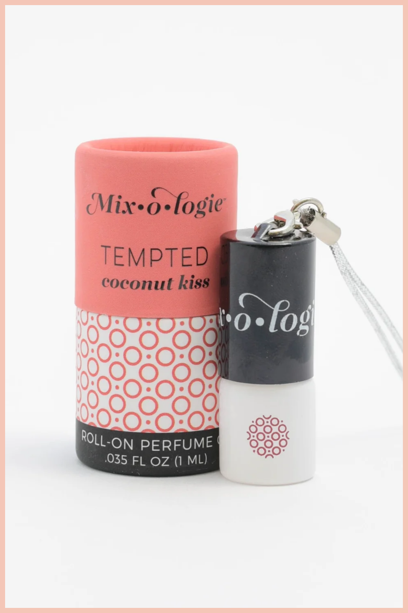 Mixologie Mini Keychain Roll On Perfume | .035 FL OZ | Tempted