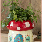 Mushroom Ceramic Planter | Natural Life