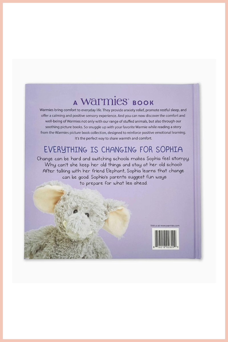 Warmies Book | Elephant Embraces Change